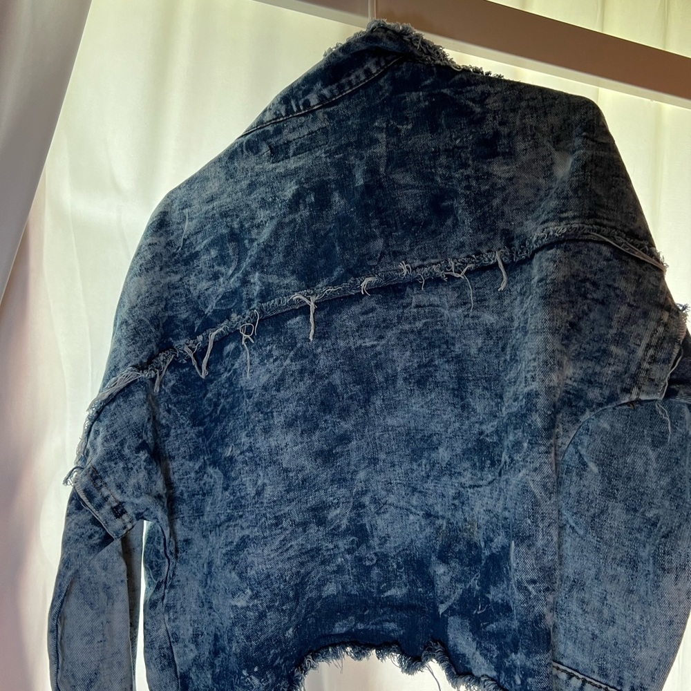 Distressed Jean Jacket - Picture 2 of 4